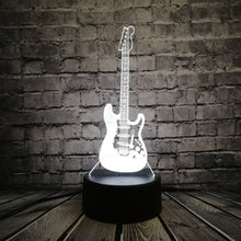 Load image into Gallery viewer, Guitar Bass 3D Led Lamp