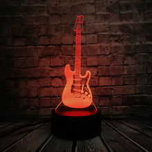 Load image into Gallery viewer, Guitar Bass 3D Led Lamp