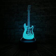Load image into Gallery viewer, Guitar Bass 3D Led Lamp