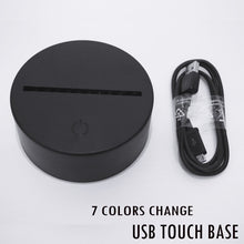 Load image into Gallery viewer, Design Headphone 3D Lamp