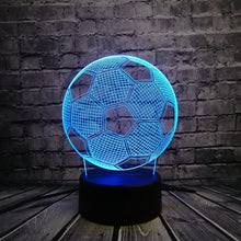 Load image into Gallery viewer, Sporting Football Soccer Shaped 3D Lamp