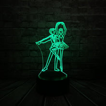 Load image into Gallery viewer, Ballroom Dancing Creative 3D Lamp