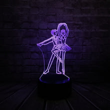 Load image into Gallery viewer, Ballroom Dancing Creative 3D Lamp