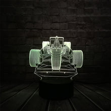 Load image into Gallery viewer, F1 Car Novelty 3D Lamp