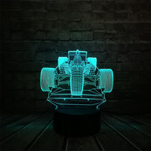 Load image into Gallery viewer, F1 Car Novelty 3D Lamp