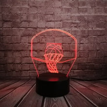 Load image into Gallery viewer, Basketball Sport Dunk Shoot Basket 3D Lamp