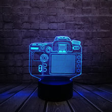 Load image into Gallery viewer, Camera Model Multicolor Change 3D Lamp