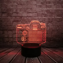 Load image into Gallery viewer, Camera Model Multicolor Change 3D Lamp