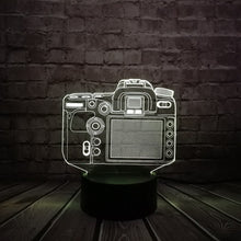 Load image into Gallery viewer, Camera Model Multicolor Change 3D Lamp