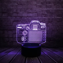 Load image into Gallery viewer, Camera Model Multicolor Change 3D Lamp