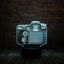 Load image into Gallery viewer, Camera Model Multicolor Change 3D Lamp