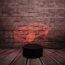 Load image into Gallery viewer, Cartoon Chevrolet Camaro Bumblebee 3D Lamp