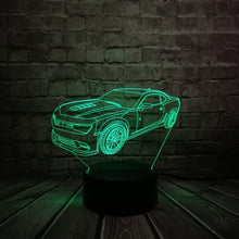 Load image into Gallery viewer, Cartoon Chevrolet Camaro Bumblebee 3D Lamp