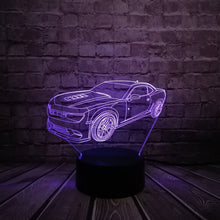 Load image into Gallery viewer, Cartoon Chevrolet Camaro Bumblebee 3D Lamp