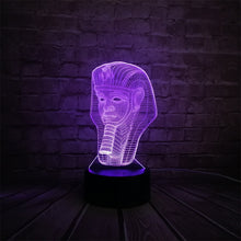 Load image into Gallery viewer, Egyptian Sphinx Pharaoh 3D Lamp