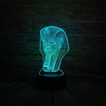 Load image into Gallery viewer, Egyptian Sphinx Pharaoh 3D Lamp