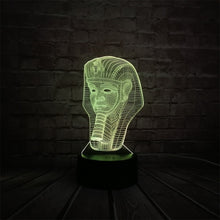 Load image into Gallery viewer, Egyptian Sphinx Pharaoh 3D Lamp
