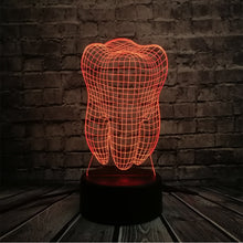 Load image into Gallery viewer, Cool 3D Tooth Teeth Lamp