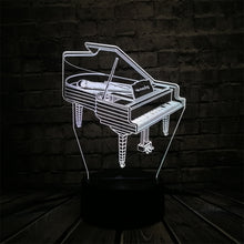 Load image into Gallery viewer, Music Instrument Retro Piano 3D Lamp