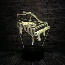 Load image into Gallery viewer, Music Instrument Retro Piano 3D Lamp