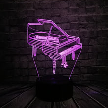 Load image into Gallery viewer, Music Instrument Retro Piano 3D Lamp