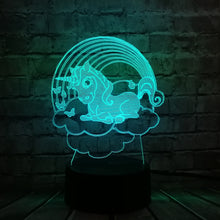 Load image into Gallery viewer, Cloud Unicorn 3D Lamp