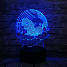 Load image into Gallery viewer, Cloud Unicorn 3D Lamp