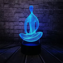 Load image into Gallery viewer, Yoga Meditation 3D Lamp