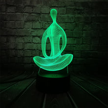 Load image into Gallery viewer, Yoga Meditation 3D Lamp
