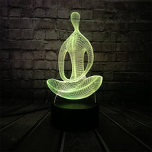 Load image into Gallery viewer, Yoga Meditation 3D Lamp