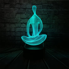 Load image into Gallery viewer, Yoga Meditation 3D Lamp