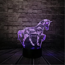 Load image into Gallery viewer, Animal Retro Horse Atmosphere 3D Lamp
