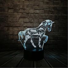 Load image into Gallery viewer, Animal Retro Horse Atmosphere 3D Lamp