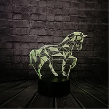 Load image into Gallery viewer, Animal Retro Horse Atmosphere 3D Lamp