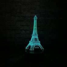 Load image into Gallery viewer, Romantic France PARIS Eiffel Tower 3D Lamp