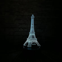 Load image into Gallery viewer, Romantic France PARIS Eiffel Tower 3D Lamp