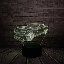 Load image into Gallery viewer, Cartoon Chevrolet Camaro Bumblebee 3D Lamp