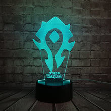 Load image into Gallery viewer, World of Warcraft Tribal Signs 3D Lamp