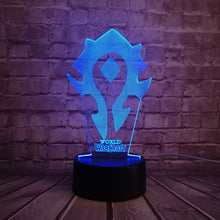 Load image into Gallery viewer, World of Warcraft Tribal Signs 3D Lamp