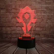 Load image into Gallery viewer, World of Warcraft Tribal Signs 3D Lamp