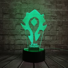 Load image into Gallery viewer, World of Warcraft Tribal Signs 3D Lamp