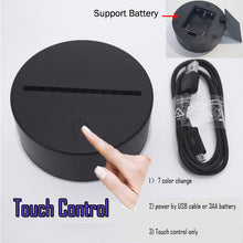 Load image into Gallery viewer, Retro Fasion Alarm Clock Style 3D Lamp