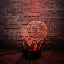 Load image into Gallery viewer, Hot Air balloon 3D Lamp
