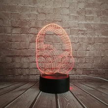 Load image into Gallery viewer, Design Headphone 3D Lamp