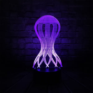 Squid Octopus Style 3D Lamp