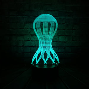 Squid Octopus Style 3D Lamp