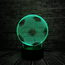 Load image into Gallery viewer, Sporting Football Soccer Shaped 3D Lamp