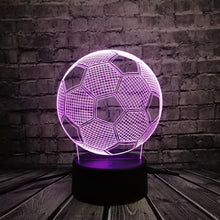 Load image into Gallery viewer, Sporting Football Soccer Shaped 3D Lamp