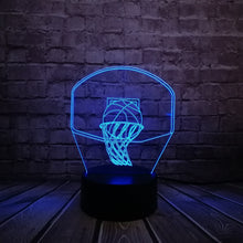 Load image into Gallery viewer, Basketball Sport Dunk Shoot Basket 3D Lamp