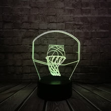 Load image into Gallery viewer, Basketball Sport Dunk Shoot Basket 3D Lamp